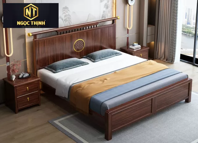 giường ngủ mang phong cách Trung Quốc